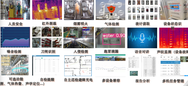 石油化工巡檢機器人功能